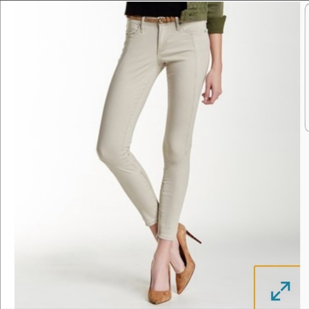 Ag Adriano Goldschmied Reagan Panel Zipper Skinny
